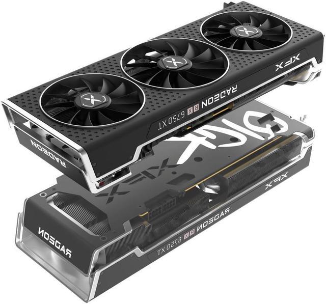 Alt view image 10 of 16 - XFX SPEEDSTER QICK319 RADEON RX 6750 XT CORE Gaming Graphics Card