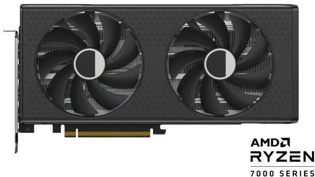 Alt view image 2 of 9 - XFX Speedster SWFT210 Radeon RX 7600 XT 16GB Graphics Card RX-76TSWFTFP