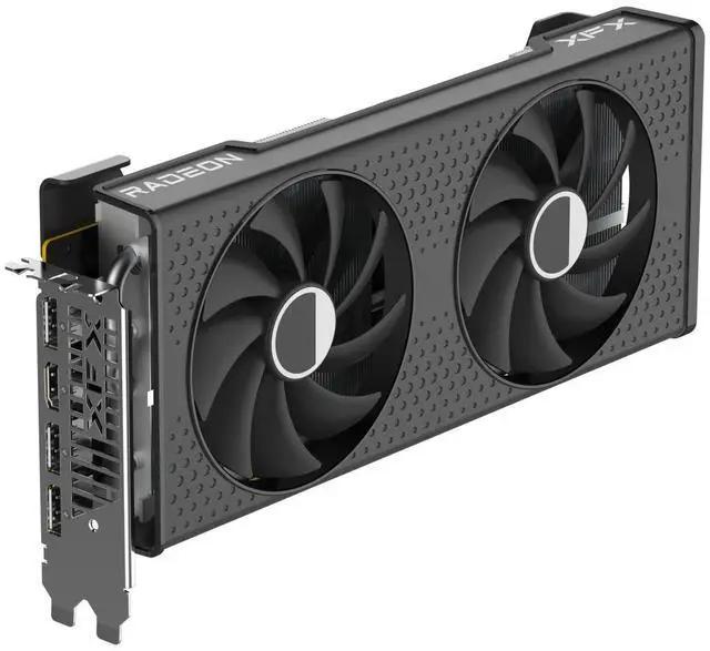 Alt view image 8 of 9 - XFX Speedster SWFT210 Radeon RX 7600 XT 16GB Graphics Card RX-76TSWFTFP