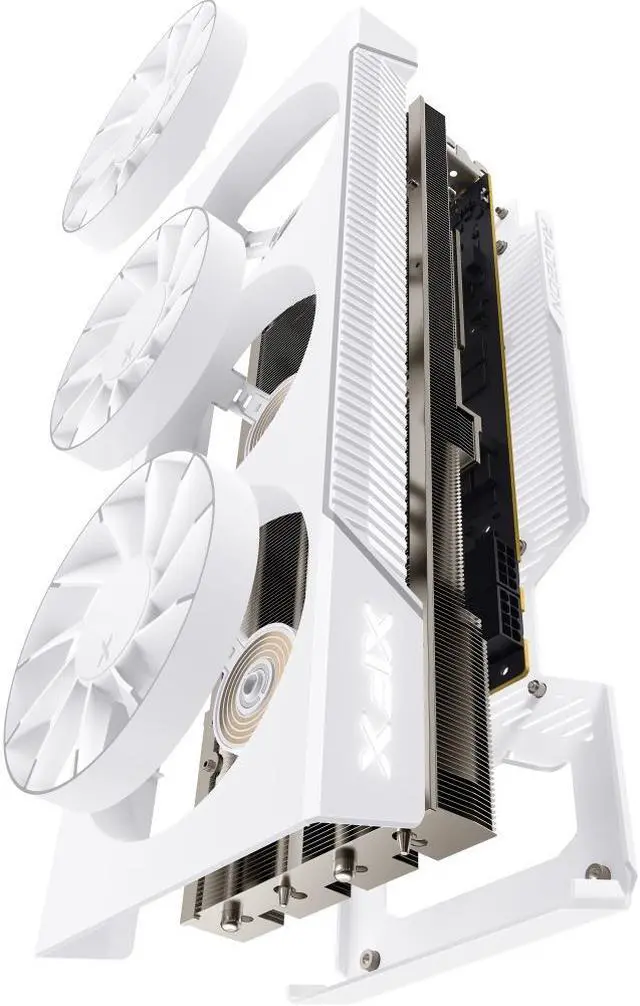 Alt view image 7 of 10 - XFX QUICKSILVER Magnetic Air Radeon RX 7800 XT 16GB GDDR6 PCI Express 4.0 x16 ATX Graphics Card RX-78TMAIRW9