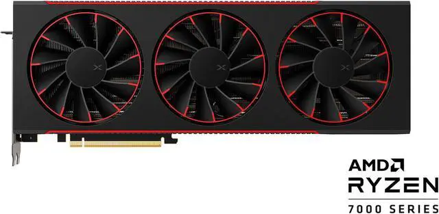 Alt view image 2 of 10 - XFX MERCURY Magnetic Air Radeon RX 7900 XTX 24GB GDDR6 PCI Express 4.0 x16 Graphics Card RX-79XMAIRB9