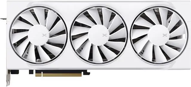 Main image of XFX Swift AMD Radeon RX 9070 OC RDNA 4 16GB 256-Bit GDDR6 PCI-Express 5.0 White Triple Fan Graphics Card RX-97SWFB3W9