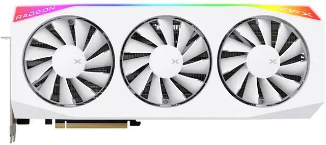 Main image of XFX Mercury AMD Radeon RX 9070XT OC 16GB 256-Bit GDDR6 PCI-Express 5.0 RDNA 4 White Magnetic Air Gaming Graphics Card