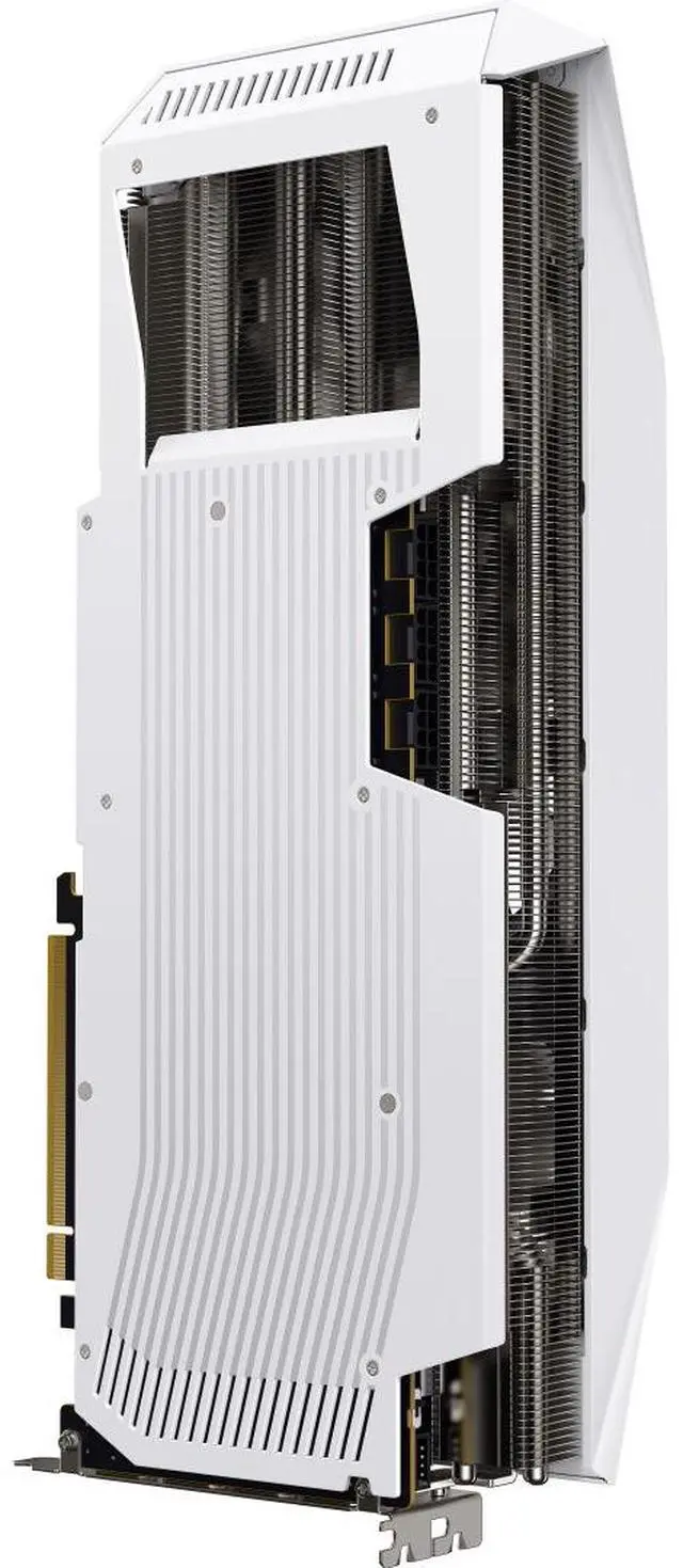 Alt view image 4 of 7 - XFX Mercury AMD Radeon RX 9070XT OC 16GB 256-Bit GDDR6 PCI-Express 5.0 RDNA 4 White Magnetic Air Gaming Graphics Card