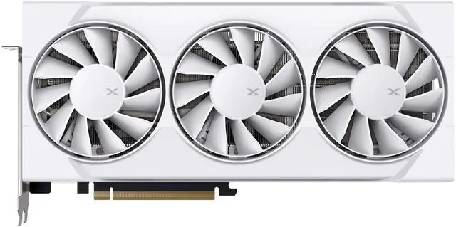 Main image of XFX SWIFT AMD Radeon RX 9060 XT OC White Triple Fan Gaming Edition with 16GB GDDR6 HDMI 2xDP, AMD RDNA 4 RX 9060XT 16GB