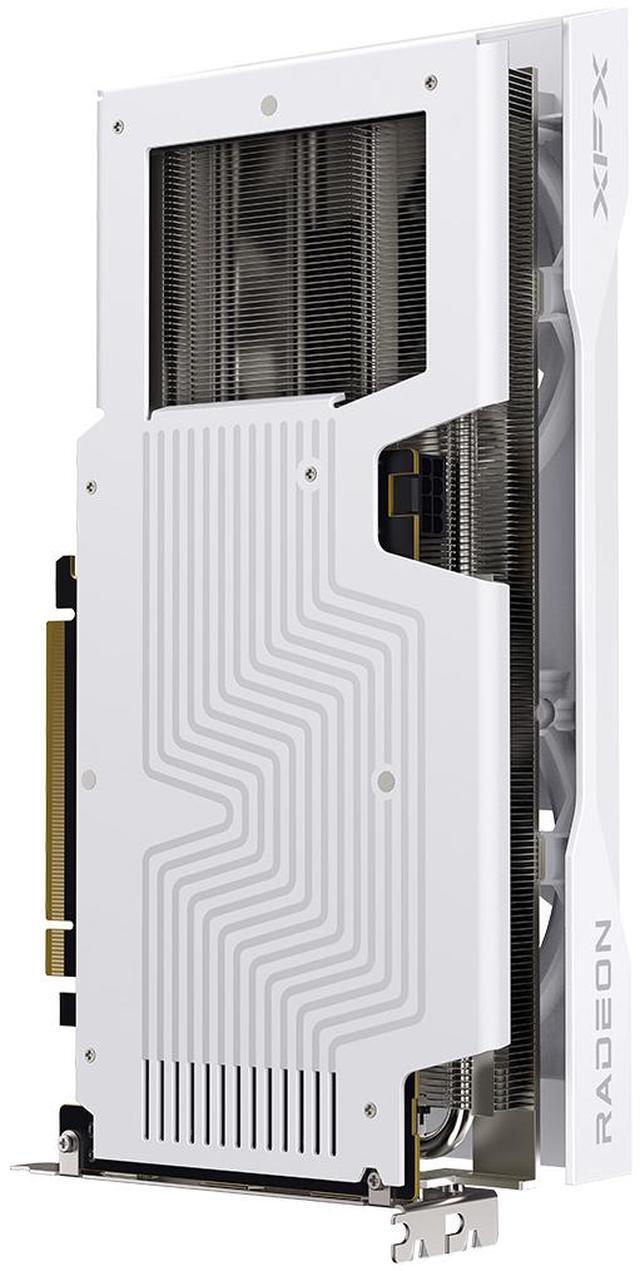 Alt view image 3 of 5 - XFX Swift AMD Radeon RX 9060 XT OC White Gaming Edition with 8GB GDDR6 HDMI 2xDP, AMD RDNA 4 RX 9060XT 8GB
