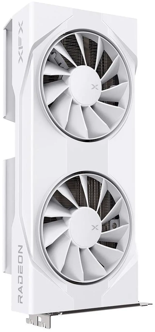 Alt view image 4 of 5 - XFX Swift AMD Radeon RX 9060 XT OC White Gaming Edition with 8GB GDDR6 HDMI 2xDP, AMD RDNA 4 RX 9060XT 8GB