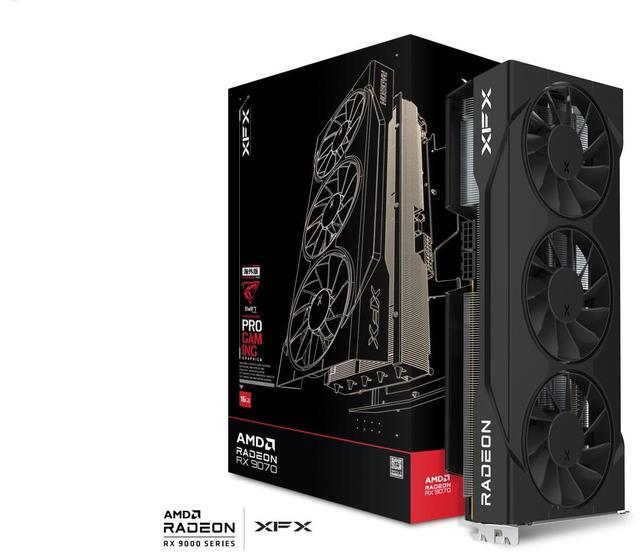 Alt view image 8 of 8 - XFX Swift Radeon RX 9070 16GB GDDR6 PCI Express 5.0 x16 ATX Graphics Card RX-97SWFT3B7