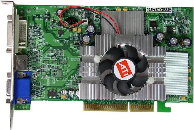 Alt view image 3 of 6 - JetWay Radeon 9600XT 128MB DDR AGP 4X/8X Graphics Card 96XT-AD-128C