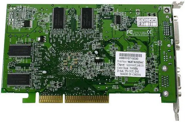 Alt view image 3 of 5 - JetWay Radeon 9600XT 256MB DDR AGP 4X/8X Graphics Card 96XT-AD-256C