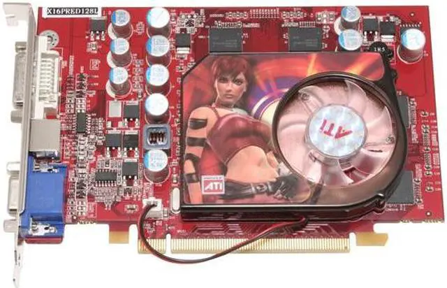 Alt view image 2 of 4 - JetWay Radeon X1600PRO 128MB GDDR3 PCI Express x16 Graphics Card X16PR-ED-128L