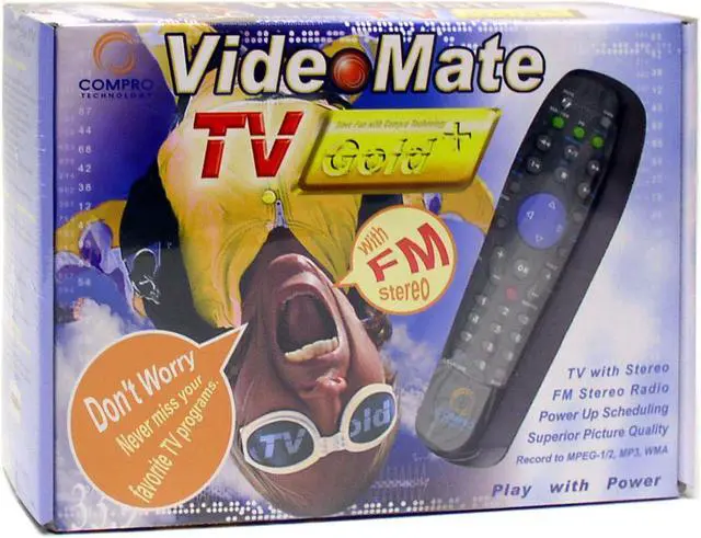Alt view image 5 of 5 - COMPRO VIDEOMATE TV GOLD+ TV Tuner Card, REMOTE