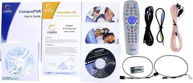 Alt view image 4 of 5 - COMPRO VideoMate TV ULTRA TV Tuner Card, REMOTE