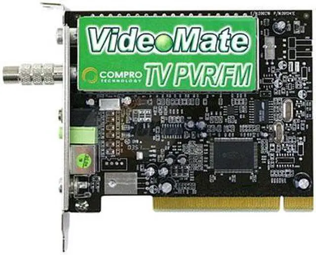Alt view image 2 of 6 - COMPRO VideoMate TV PVR/FM TV Tuner Card, REMOTE