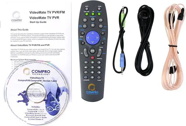 Alt view image 4 of 6 - COMPRO VideoMate TV PVR/FM TV Tuner Card, REMOTE