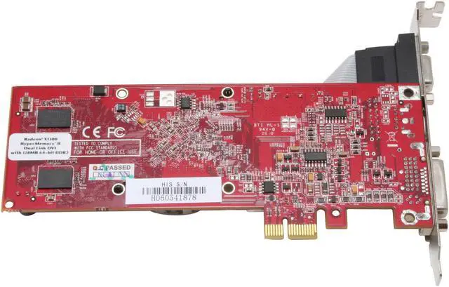 Alt view image 3 of 5 - HIS Radeon X1300 512MB (128MB Onboard) GDDR2 PCI Express x1 Graphics Card H130HMF128E1N
