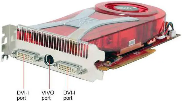 Alt view image 2 of 7 - HIS Hightech H195XTX512DVN-R Radeon X1950XTX 512MB 256-bit GDDR4 PCI Express x16 CrossFire Supported VIVO Video Card