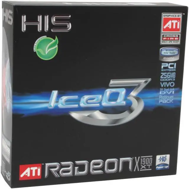 Alt view image 6 of 6 - HIS Radeon X1900XT 256MB GDDR3 PCI Express x16 Graphics Card H190XTQ256DVN-R