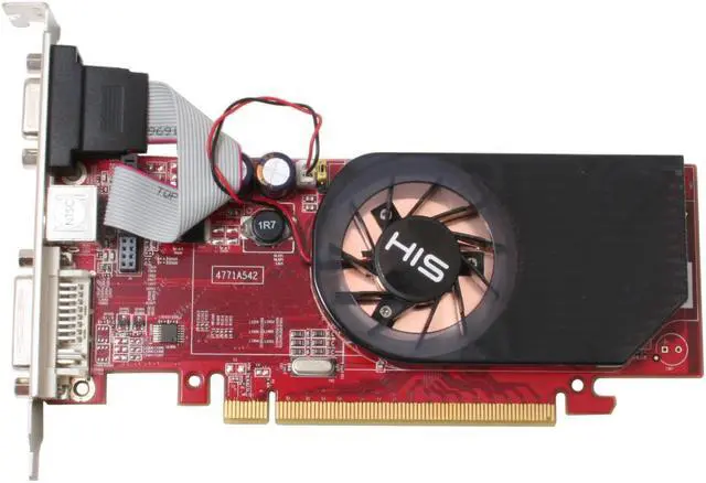 Alt view image 3 of 7 - HIS Radeon X1600PRO 512MB(128MB on Board) GDDR2 PCI Express x16 Graphics Card H160PRHMF128EN-R