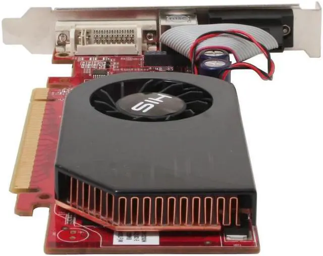 Alt view image 4 of 7 - HIS Radeon X1600PRO 512MB(128MB on Board) GDDR2 PCI Express x16 Graphics Card H160PRHMF128EN-R