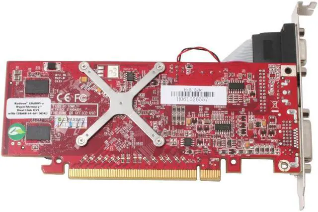Alt view image 5 of 7 - HIS Radeon X1600PRO 512MB(128MB on Board) GDDR2 PCI Express x16 Graphics Card H160PRHMF128EN-R