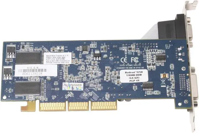 Alt view image 5 of 7 - HIS Radeon 9250 128MB DDR AGP 2X/4X Graphics Card H925H128ER4AN