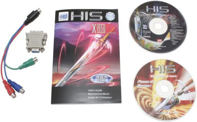 Alt view image 6 of 7 - HIS Radeon X1950PRO 256MB GDDR3 AGP 8X Graphics Card H195PRQT256DDAN-R