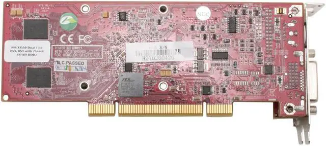 Alt view image 4 of 7 - HIS Radeon X1550 256MB GDDR2 PCI Low Profile Graphics Card H155F256EDDPLN-R