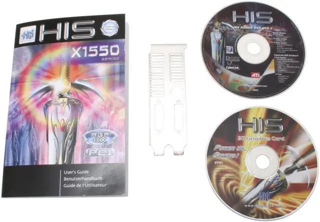 Alt view image 6 of 7 - HIS Radeon X1550 256MB GDDR2 PCI Low Profile Graphics Card H155F256EDDPLN-R