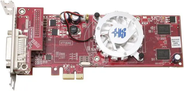 Alt view image 3 of 7 - HIS Radeon X1550 512MB(256MB on board) GDDR2 PCI Express x1 Low Profile Graphics Card H155HMF256EDDE1LN-R