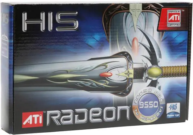 Alt view image 5 of 5 - HIS Radeon 9550 256MB DDR AGP 4X/8X Graphics Card H955H256-1TOAN