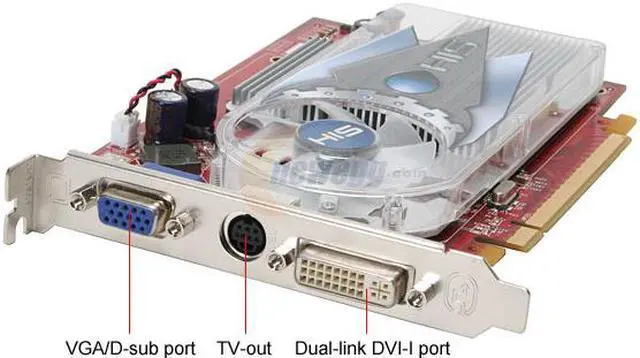 Alt view image 2 of 6 - HIS Radeon X1650 512MB GDDR2 PCI Express x16 CrossFireX Support Graphics Card H165F512N-R