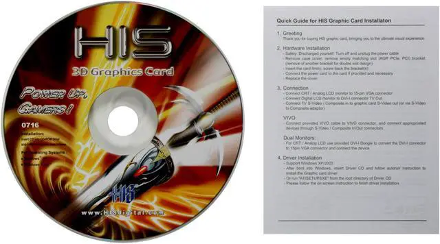 Alt view image 5 of 6 - HIS Radeon X1550 512MB GDDR2 PCI Express x16 Graphics Card H155F512N-R