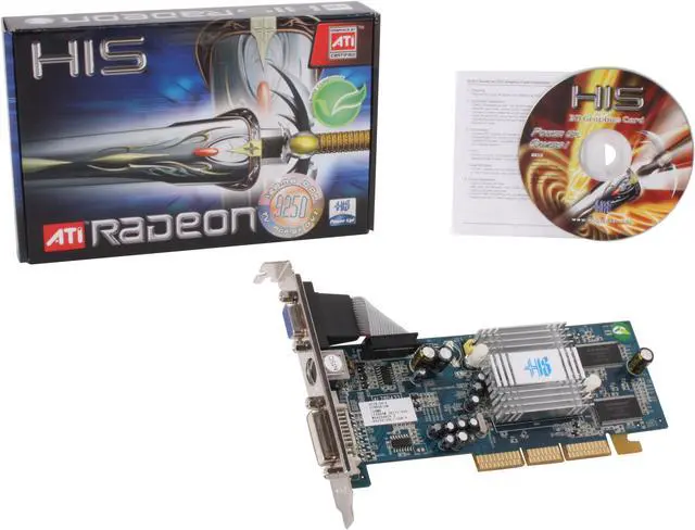 Alt view image 4 of 4 - HIS Radeon 9250 128MB DDR AGP 4X/8X Graphics Card H925H128E1TOAN