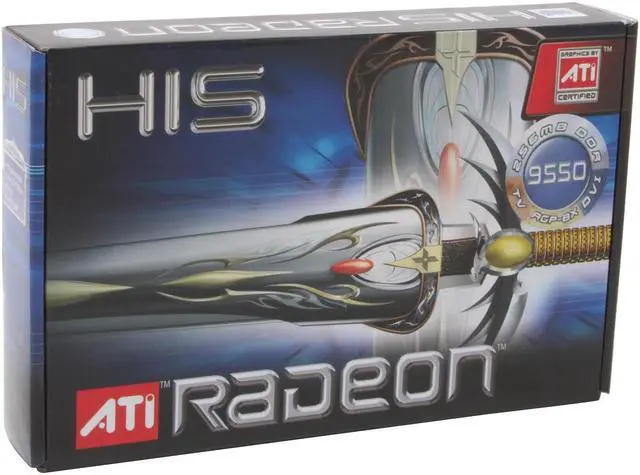 Alt view image 6 of 6 - HIS Radeon 9550 256MB DDR AGP 4X/8X Graphics Card H955F256-1TOAN