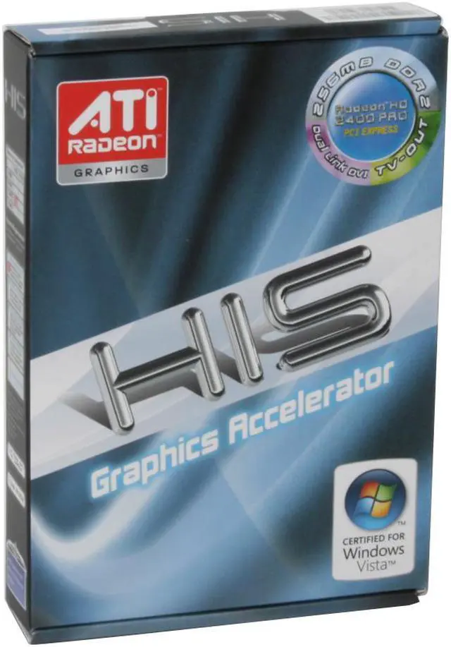 Alt view image 6 of 6 - HIS Radeon HD 2400PRO 256MB GDDR2 PCI Express x16 Graphics Card H240PRF256N-R