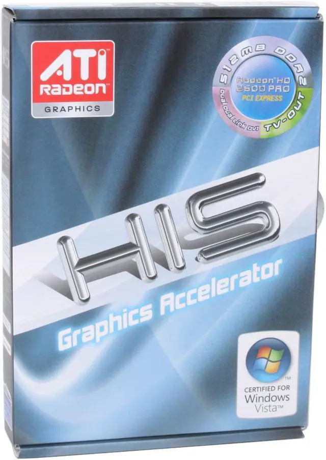 Alt view image 6 of 6 - HIS Radeon HD 2600PRO 512MB GDDR2 PCI Express x16 Graphics Card H260PRFS512DDN-R