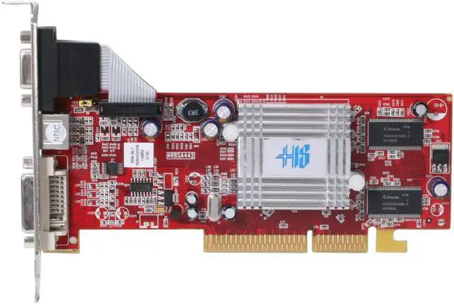 Alt view image 3 of 5 - HIS Radeon 9550 128MB DDR AGP 8X Graphics Card H955H128E1TOAN