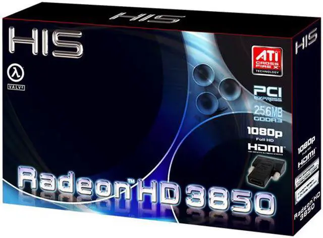 Alt view image 4 of 4 - HIS Radeon HD 3850 256MB GDDR3 PCI Express 2.0 x16 CrossFireX Support Graphics Card H385F256NP