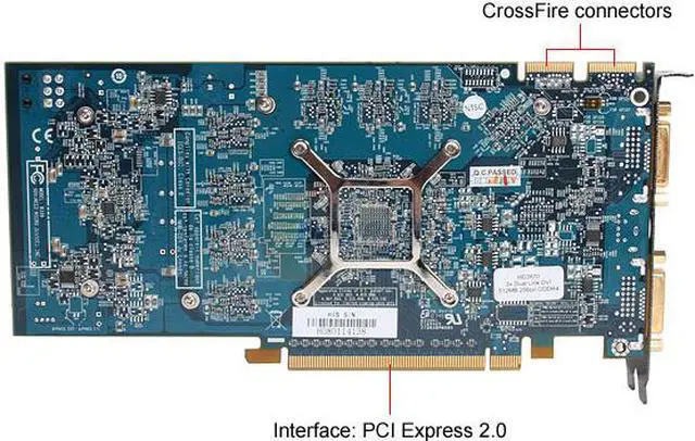 Alt view image 4 of 9 - HIS Radeon HD 3870 512MB GDDR4 PCI Express 2.0 x16 CrossFireX Support Graphics Card H387Q512NP