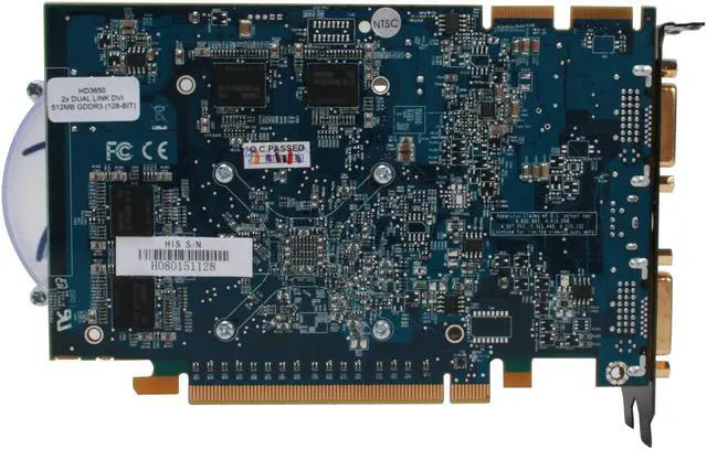 Alt view image 5 of 8 - HIS Radeon HD 3650 512MB GDDR3 PCI Express 2.0 x16 CrossFireX Support Graphics Card H365Q512GNP