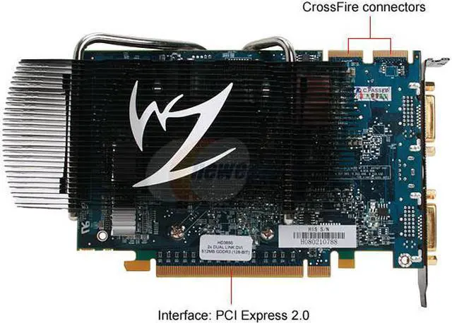 Alt view image 4 of 7 - HIS Radeon HD 3650 512MB GDDR3 PCI Express 2.0 x16 CrossFireX Support Graphics Card H365P512GNP