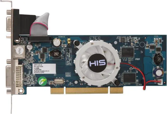 Alt view image 3 of 5 - HIS Radeon HD 2400PRO 512MB GDDR2 PCI Graphics Card H24PF512PNP