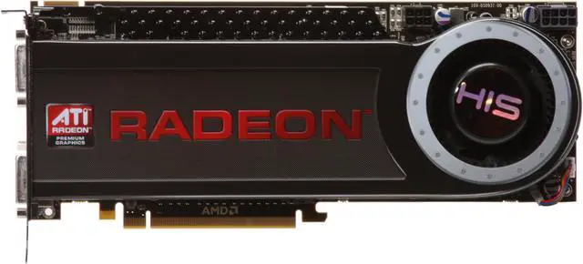 Alt view image 3 of 6 - HIS Radeon HD 4870 X2 2GB GDDR5 PCI Express 2.0 x16 CrossFireX Support Graphics Card H487X2F2GP
