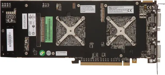 Alt view image 4 of 6 - HIS Radeon HD 4870 X2 2GB GDDR5 PCI Express 2.0 x16 CrossFireX Support Graphics Card H487X2F2GP