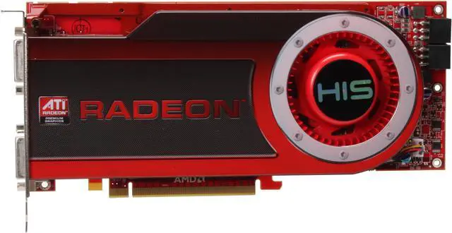 Alt view image 3 of 6 - HIS Radeon HD 4870 1GB GDDR5 PCI Express 2.0 x16 CrossFireX Support Graphics Card H487F1GP