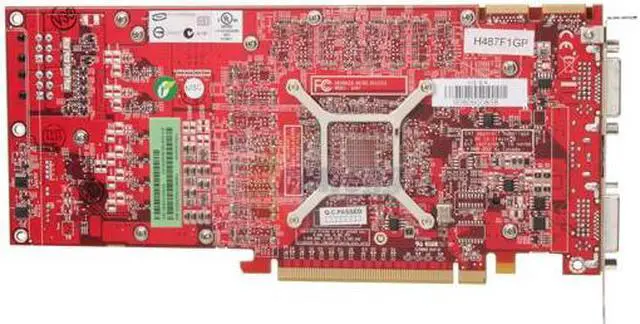 Alt view image 4 of 6 - HIS Radeon HD 4870 1GB GDDR5 PCI Express 2.0 x16 CrossFireX Support Graphics Card H487F1GP