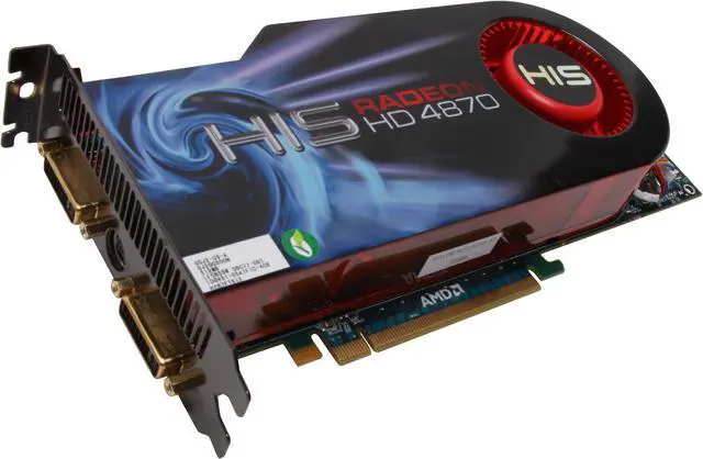 Main image of HIS Radeon HD 4870 512MB GDDR5 PCI Express 2.0 x16 CrossFireX Support Graphics Card H487FT512P