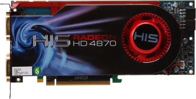 Alt view image 3 of 6 - HIS Radeon HD 4870 512MB GDDR5 PCI Express 2.0 x16 CrossFireX Support Graphics Card H487FT512P