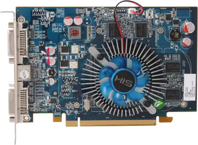 Alt view image 3 of 5 - HIS Radeon HD 4650 512MB DDR2 PCI Express 2.0 x16 CrossFireX Support Graphics Card H465FS512P